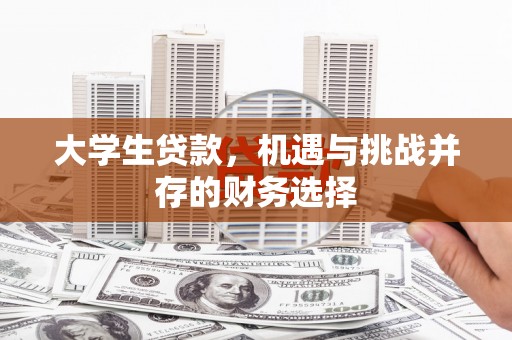中国香港大学生贷款，机遇与挑战并存的财务选择