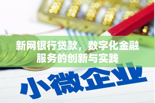 中国香港新网银行贷款，数字化金融服务的创新与实践