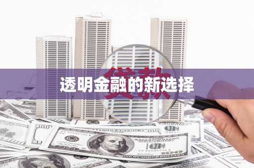 中国香港透明金融的新选择