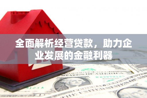 中国香港全面解析经营贷款，助力企业发展的金融利器