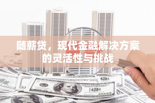 中国香港随薪贷，现代金融解决方案的灵活性与挑战