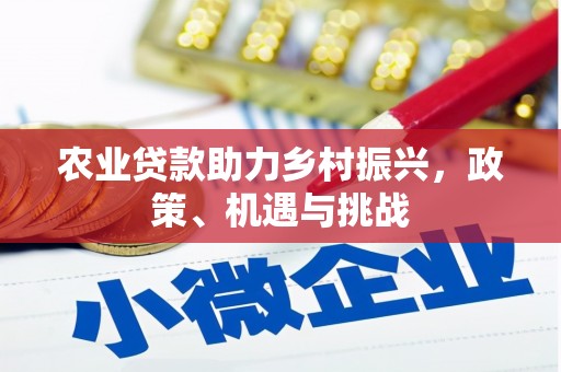 中国香港农业贷款助力乡村振兴，政策、机遇与挑战