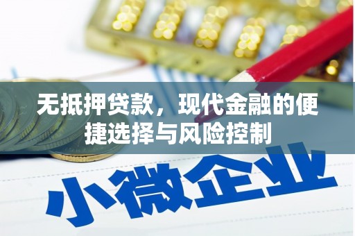 中国香港无抵押贷款，现代金融的便捷选择与风险控制