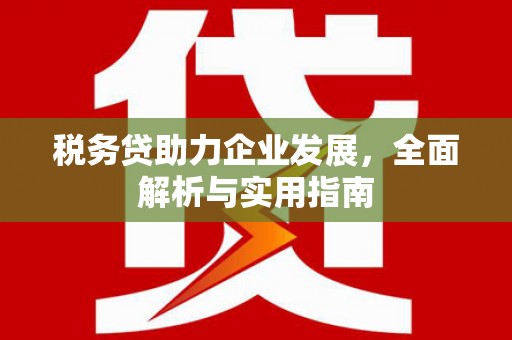 中国香港税务贷助力企业发展，全面解析与实用指南