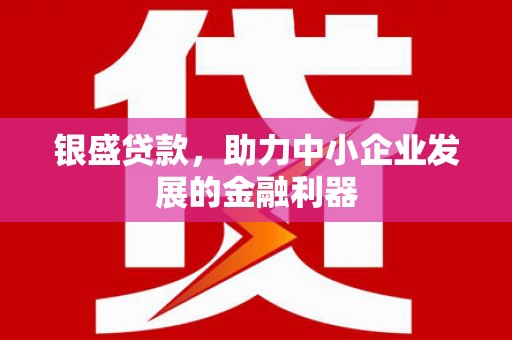 中国香港银盛贷款，助力中小企业发展的金融利器