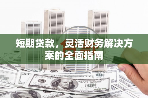 中国香港短期贷款，灵活财务解决方案的全面指南