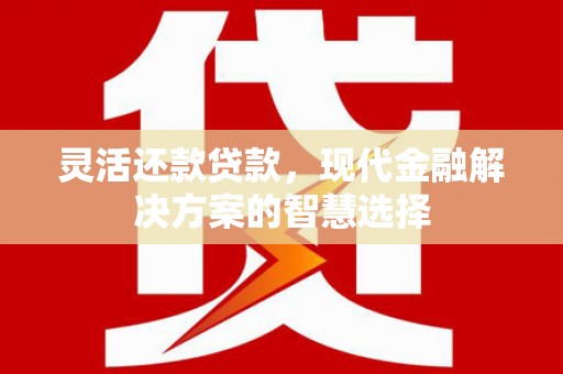 中国香港灵活还款贷款，现代金融解决方案的智慧选择