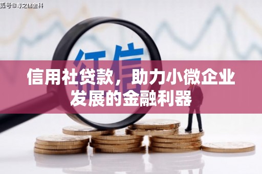 中国香港信用社贷款，助力小微企业发展的金融利器