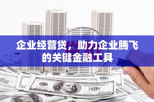 中国香港企业经营贷，助力企业腾飞的关键金融工具