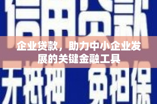 中国香港企业贷款，助力中小企业发展的关键金融工具