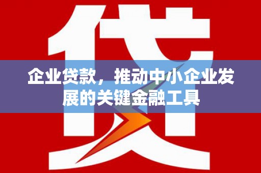 中国香港企业贷款，推动中小企业发展的关键金融工具