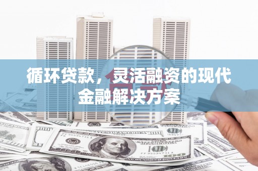 中国香港循环贷款，灵活融资的现代金融解决方案