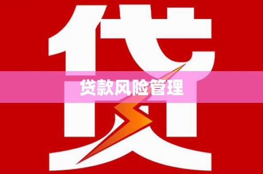 中国香港贷款风险管理
