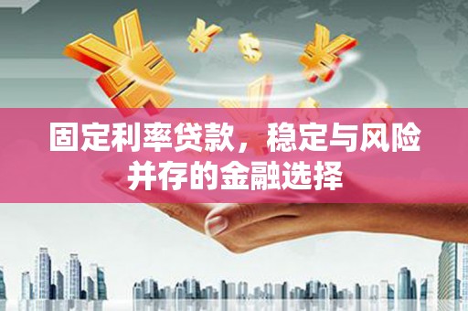 中国香港固定利率贷款，稳定与风险并存的金融选择