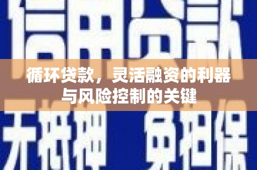 中国香港循环贷款，灵活融资的利器与风险控制的关键
