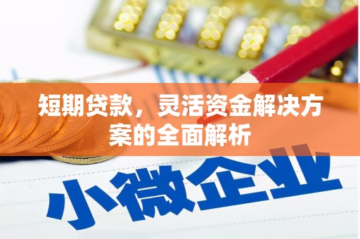 中国香港短期贷款，灵活资金解决方案的全面解析
