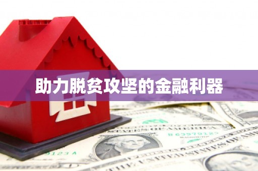 中国香港助力脱贫攻坚的金融利器