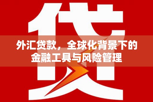 中国香港外汇贷款，全球化背景下的金融工具与风险管理