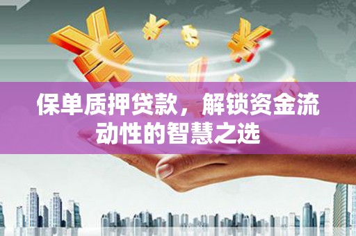 中国香港保单质押贷款，解锁资金流动性的智慧之选
